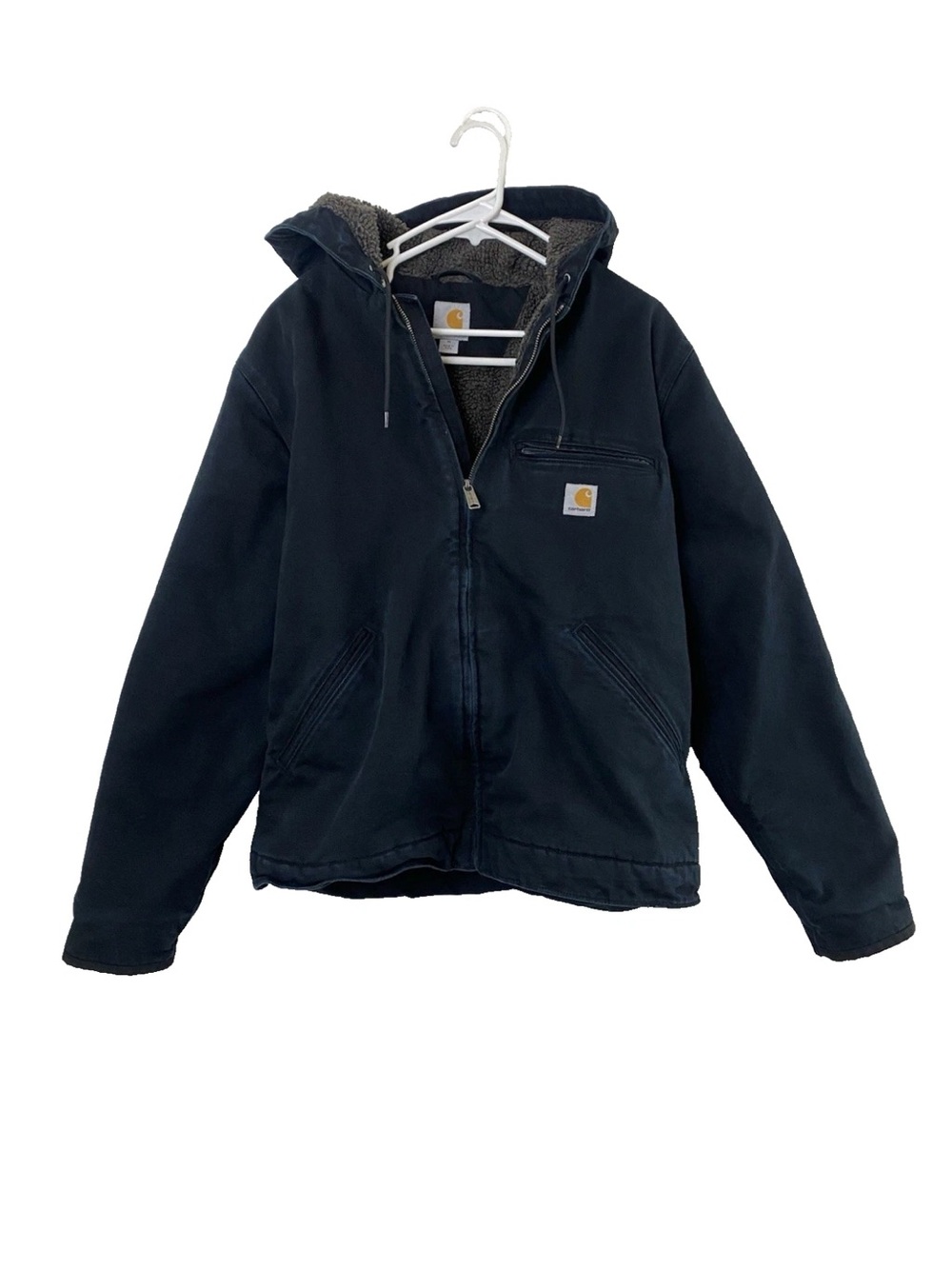 Carhartt Black Washed Duck Sierra Jacket - Medium